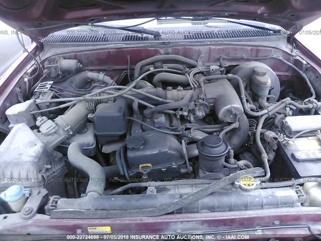 5TEGM92N54Z461751 - 2004 TOYOTA TACOMA DOUBLE CAB PRERUNNER RED photo 10