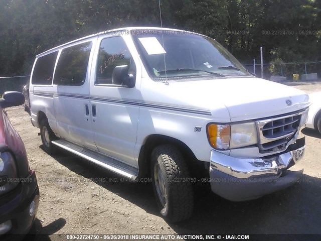 1FMRE11W1XHB07891 - 1999 FORD ECONOLINE E150 WAGON WHITE photo 1