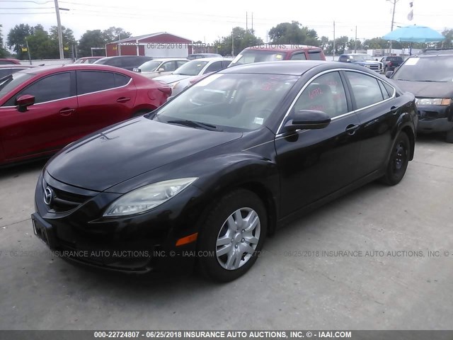 1YVHZ8BH3A5M43574 - 2010 MAZDA 6 I BLACK photo 2