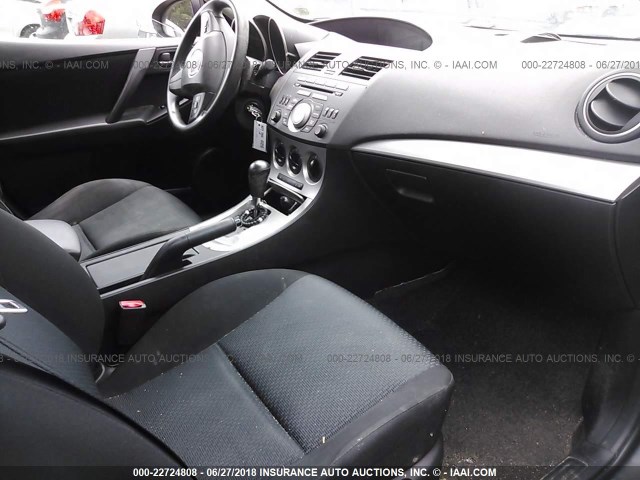 JM1BL1SG0A1231962 - 2010 MAZDA 3 I GRAY photo 5