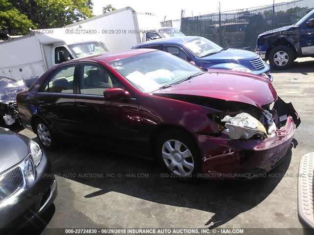 4T1BE32K42U055360 - 2002 TOYOTA CAMRY LE/XLE/SE წითელი ფოტო 1