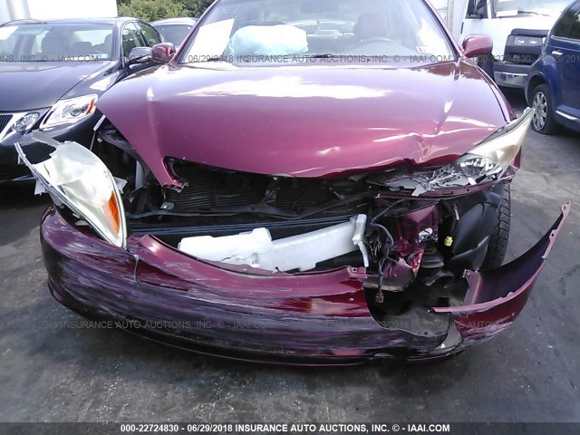 4T1BE32K42U055360 - 2002 TOYOTA CAMRY LE/XLE/SE წითელი ფოტო 6