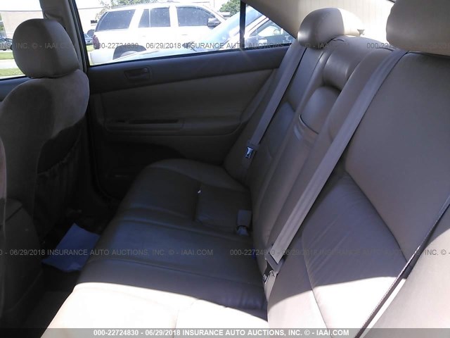 4T1BE32K42U055360 - 2002 TOYOTA CAMRY LE/XLE/SE წითელი ფოტო 8