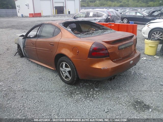 2G2WS522X41251347 - 2004 PONTIAC GRAND PRIX GT2 ORANGE photo 3