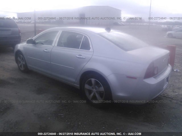 1G1ZC5EUXCF270290 - 2012 CHEVROLET MALIBU 1LT 白色 照片 3