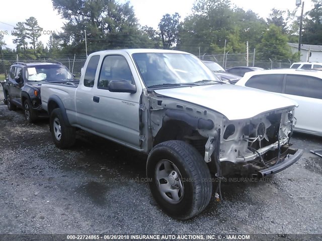 5TESM92N32Z079449 - 2002 TOYOTA TACOMA XTRACAB PRERUNNER ვერცხლისფერი ფოტო 1