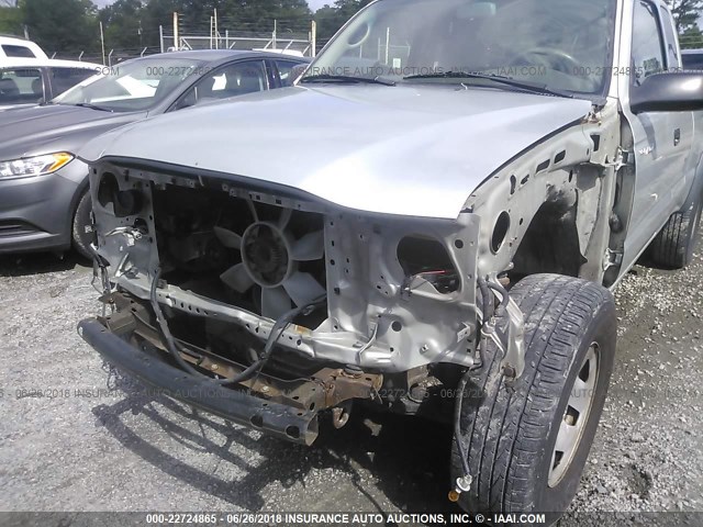 5TESM92N32Z079449 - 2002 TOYOTA TACOMA XTRACAB PRERUNNER ვერცხლისფერი ფოტო 6