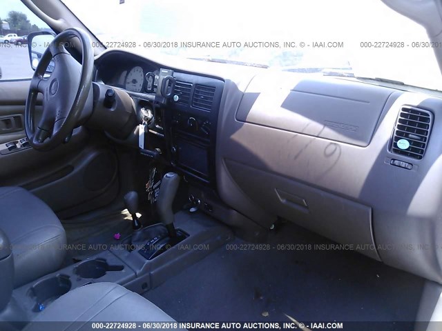 5TEHN72N22Z043134 - 2002 TOYOTA TACOMA DOUBLE CAB 黑色 照片 5