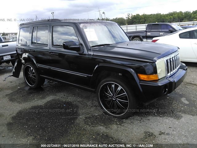 1J8HG48K27C690346 - 2007 JEEP COMMANDER 黑色 照片 1