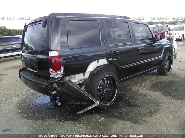 1J8HG48K27C690346 - 2007 JEEP COMMANDER 黑色 照片 4
