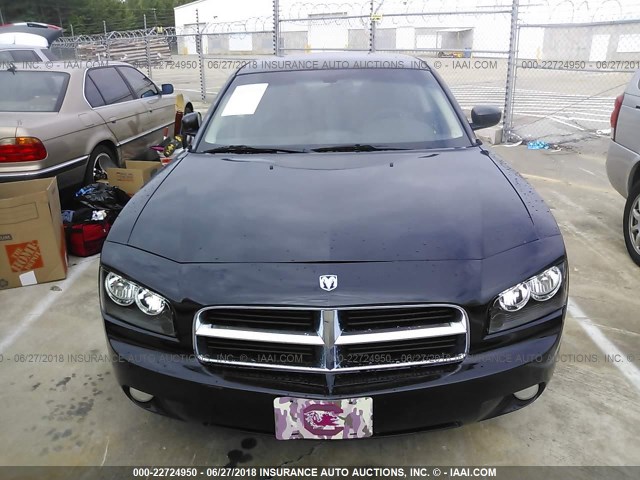 2B3CA3CV8AH194441 - 2010 DODGE CHARGER SXT BLACK photo 6