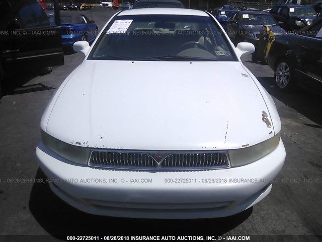 4A3AA46G9XE051990 - 1999 MITSUBISHI GALANT ES WHITE photo 6