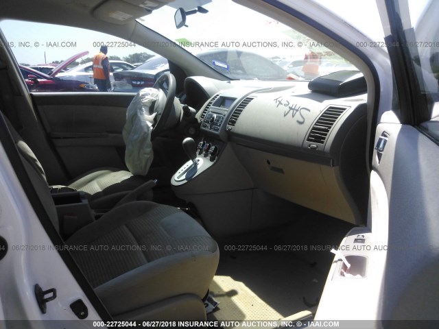 3N1AB61E78L688270 - 2008 NISSAN SENTRA 2.0/2.0S/2.0SL WHITE photo 5