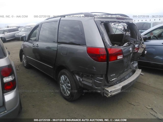 5TDZA23C35S359613 - 2005 TOYOTA SIENNA CE/LE GRAY photo 3