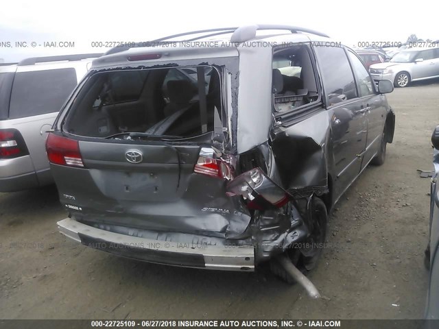 5TDZA23C35S359613 - 2005 TOYOTA SIENNA CE/LE GRAY photo 4