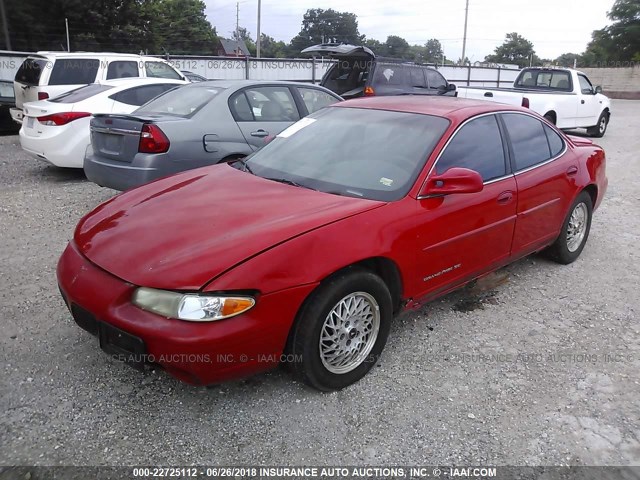 1G2WJ52M2XF332182 - 1999 PONTIAC GRAND PRIX SE 红色 照片 2