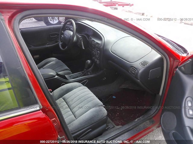 1G2WJ52M2XF332182 - 1999 PONTIAC GRAND PRIX SE 红色 照片 5