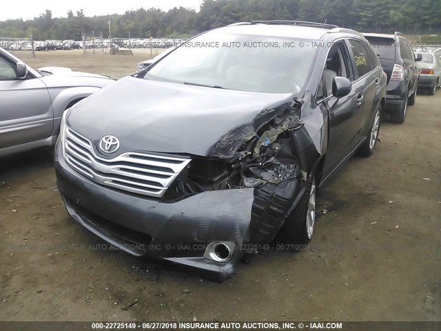 4T3BA3BBXAU016211 - 2010 TOYOTA VENZA GRAY photo 6