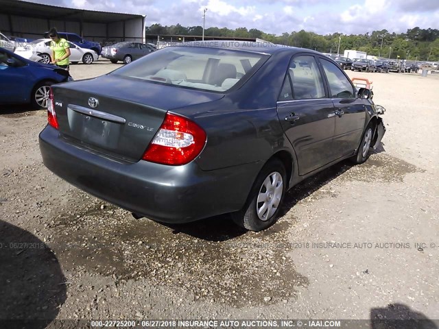 4T1BE32K84U295188 - 2004 TOYOTA CAMRY LE/XLE/SE 绿色 照片 4