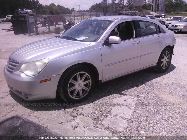 1C3LC56R47N520937 - 2007 CHRYSLER SEBRING TOURING SILVER photo 2