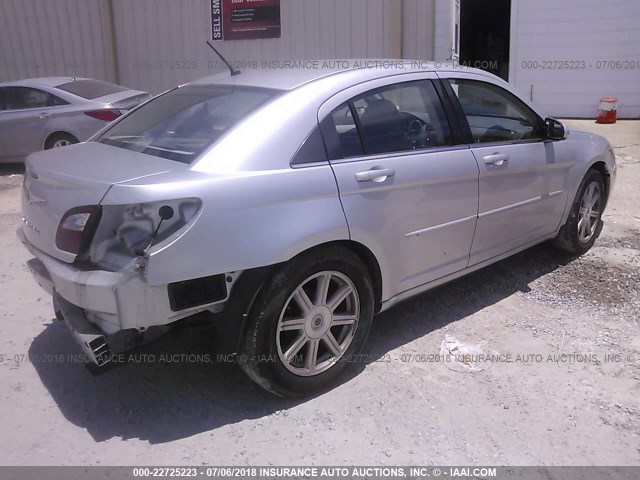 1C3LC56R47N520937 - 2007 CHRYSLER SEBRING TOURING SILVER photo 4