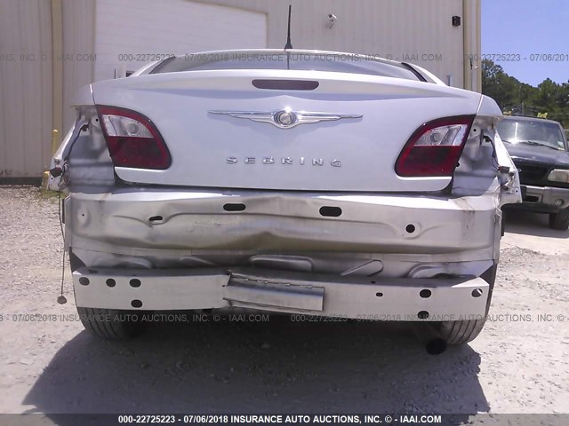 1C3LC56R47N520937 - 2007 CHRYSLER SEBRING TOURING SILVER photo 6