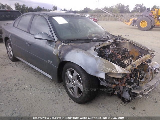 1G2HY54K25U186150 - 2005 PONTIAC BONNEVILLE SLE GRAY photo 1