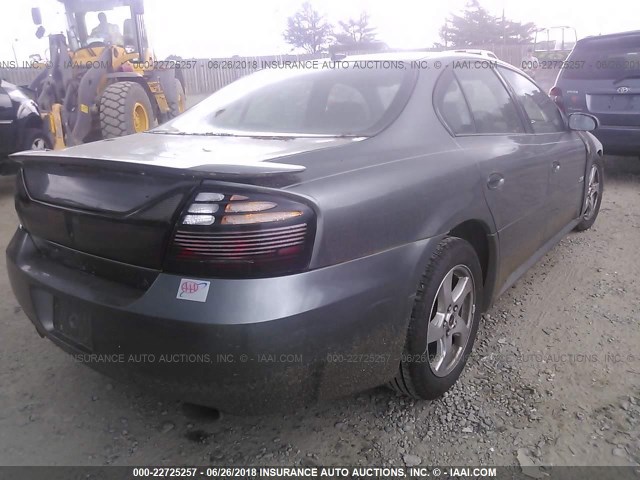 1G2HY54K25U186150 - 2005 PONTIAC BONNEVILLE SLE GRAY photo 4