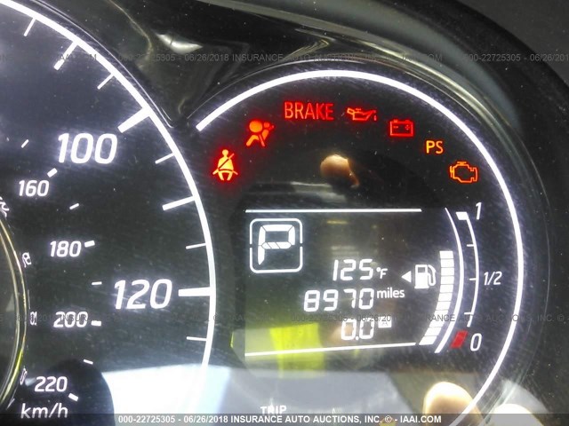 3N1CE2CPXGL395209 - 2016 NISSAN VERSA NOTE S/S PLUS/SV/SL/SR RED photo 7