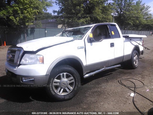 1FTPX14564NA84419 - 2004 FORD F150 WHITE photo 2