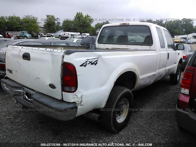 1FTSX31P73EC94909 - 2003 FORD F350 SRW SUPER DUTY WHITE photo 4