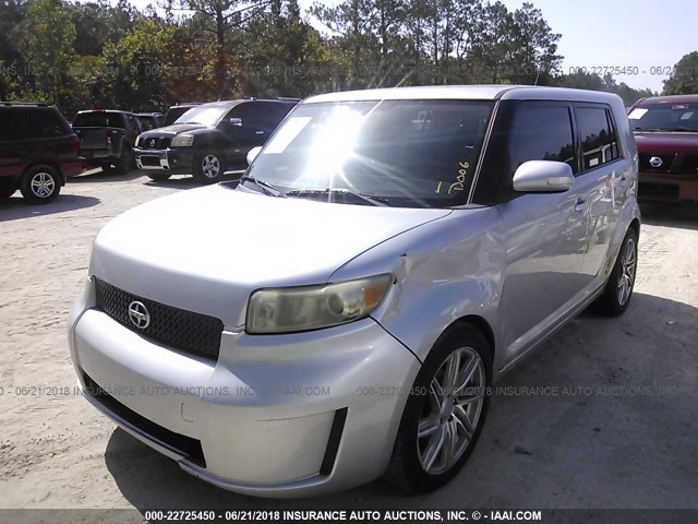 JTLKE50EX81047288 - 2008 TOYOTA SCION XB ვერცხლისფერი ფოტო 2