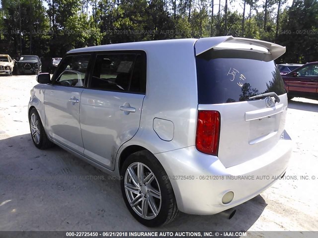 JTLKE50EX81047288 - 2008 TOYOTA SCION XB ვერცხლისფერი ფოტო 3