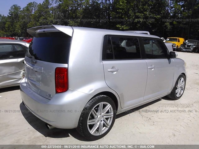 JTLKE50EX81047288 - 2008 TOYOTA SCION XB ვერცხლისფერი ფოტო 4