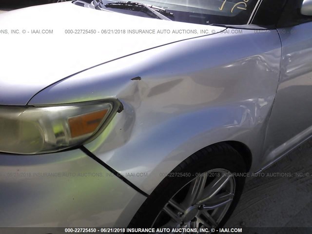 JTLKE50EX81047288 - 2008 TOYOTA SCION XB ვერცხლისფერი ფოტო 6