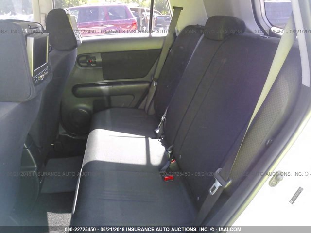 JTLKE50EX81047288 - 2008 TOYOTA SCION XB ვერცხლისფერი ფოტო 8