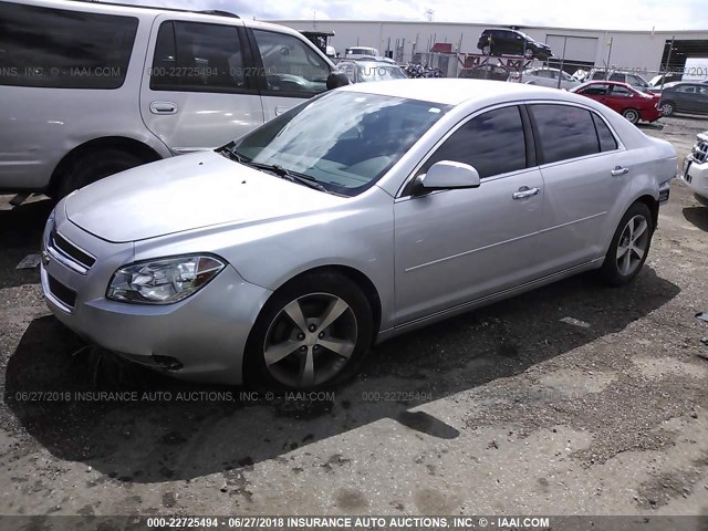 1G1ZC5E07CF321970 - 2012 CHEVROLET MALIBU 1LT 银色 照片 2