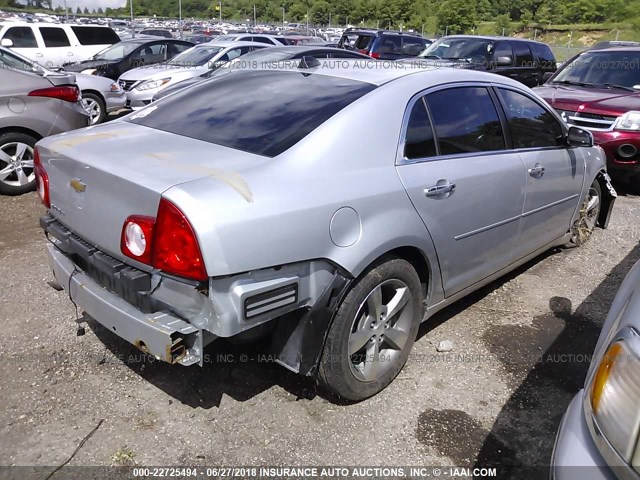 1G1ZC5E07CF321970 - 2012 CHEVROLET MALIBU 1LT 银色 照片 4