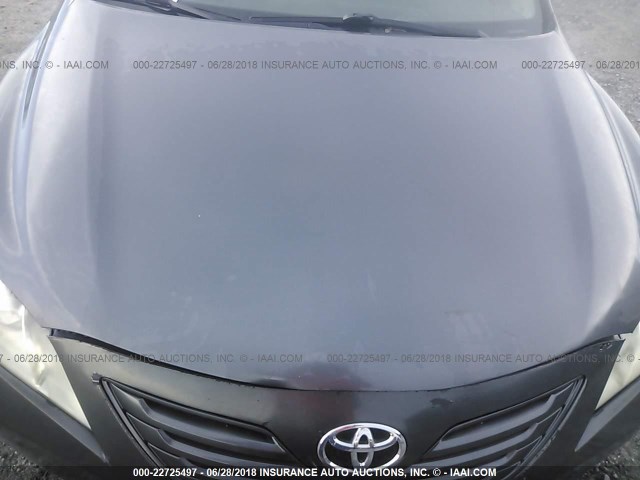 4T4BE46K09R127509 - 2009 TOYOTA CAMRY SE/LE/XLE 灰色 照片 10