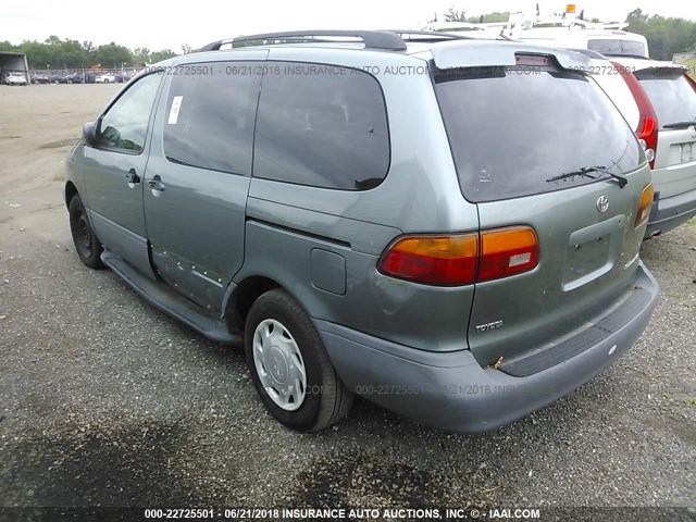 4T3ZF13C1XU094168 - 1999 TOYOTA SIENNA LE/XLE GREEN photo 3