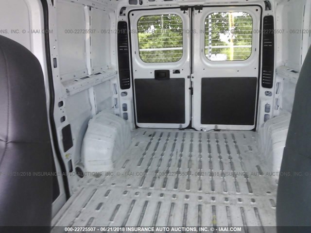 3C6TRVAG2HE531609 - 2017 RAM PROMASTER 1500 1500 STANDARD WHITE photo 8