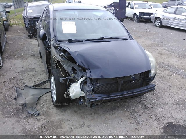 JHMGD38628S046621 - 2008 HONDA FIT SPORT შავი ფოტო 6