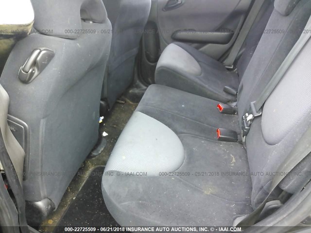 JHMGD38628S046621 - 2008 HONDA FIT SPORT შავი ფოტო 8