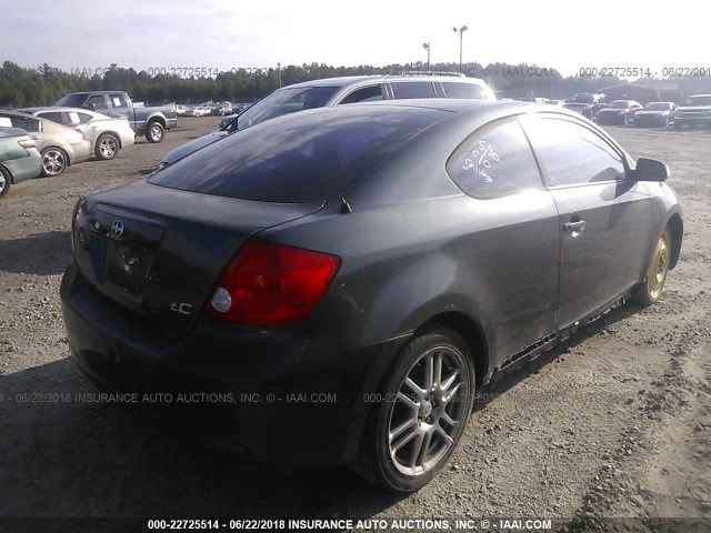 JTKDE177760100092 - 2006 TOYOTA SCION TC 灰色 照片 4