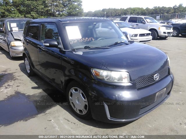JTLKE50E481015873 - 2008 TOYOTA SCION XB შავი ფოტო 1