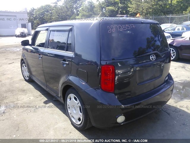 JTLKE50E481015873 - 2008 TOYOTA SCION XB შავი ფოტო 3
