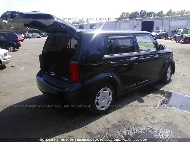 JTLKE50E481015873 - 2008 TOYOTA SCION XB შავი ფოტო 4