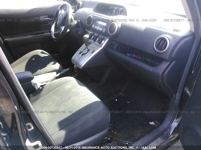 JTLKE50E481015873 - 2008 TOYOTA SCION XB შავი ფოტო 5