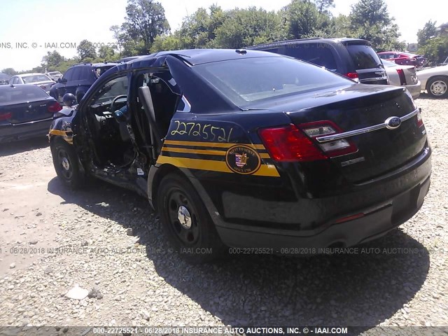 1FAHP2M89DG158138 - 2013 FORD TAURUS POLICE INTERCEPTOR BLACK photo 3