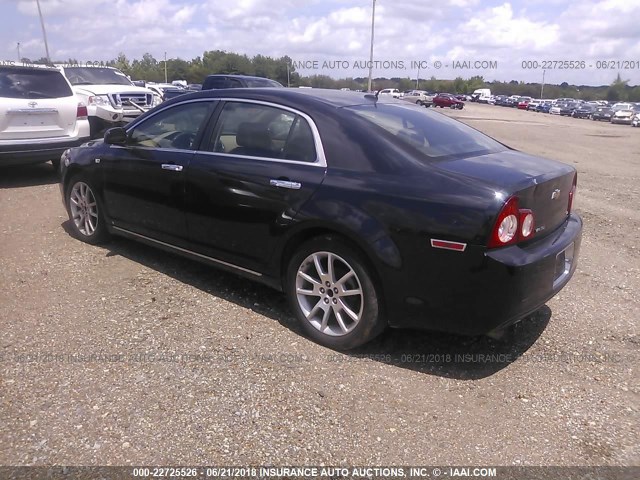 1G1ZK57788F244658 - 2008 CHEVROLET MALIBU LTZ BLACK photo 3